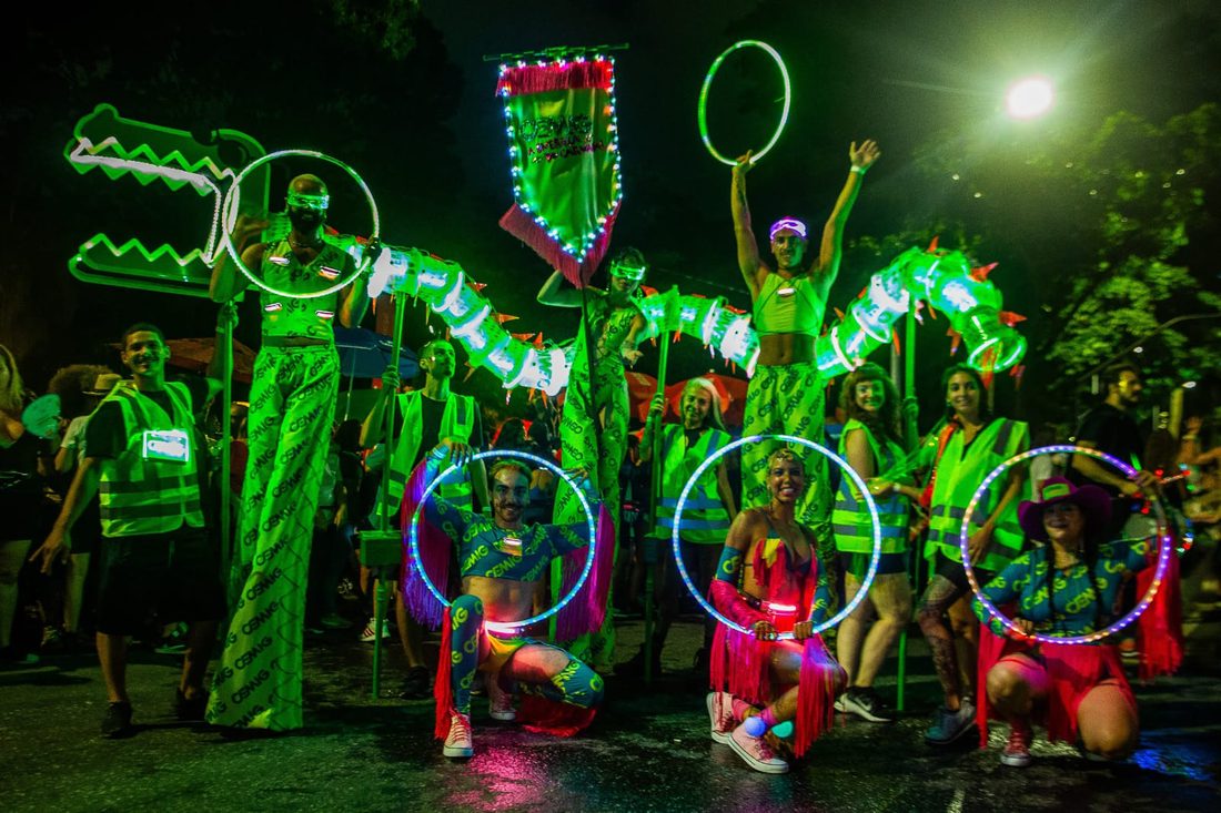 Elenco da ativação da CEMIG no Carnaval de Belo Horizonte
